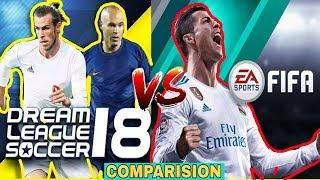 Fifa Mobile VS Dream League Soccer (Full Comparision) || TECH WIDFRNDZ