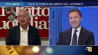 Lo scontro tra Travaglio e Bocchino: "Quante stupidaggini, ne spara troppe..."