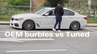 The BEST sounding exhaust burbles on any BMW in 10 minutes