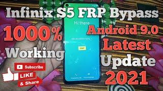 Infinix S5 FRP Bypass Latest Update 2021 || Infinix S5 FRP Bypass android 9.0 Latest Update 2021