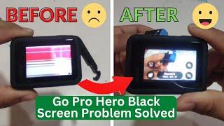 Go Pro Hero 8 Black Screen Problem Solved | How To Fix Go Pro Hero LCD Blank / Error | 100% Solution