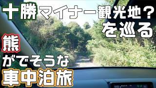 【新型フリードで行く十勝車中泊】熊が出そうなマイナーな北海道の観光地を巡る車中泊旅