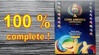 Panini Album "Copa America Centenario USA 2016" - 100 % COMPLETE / FULL / LLENO / COMPLETO