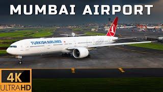 Mumbai Airport | Monsoon Plane Spotting 2024 | MEGA Compilation [4K]