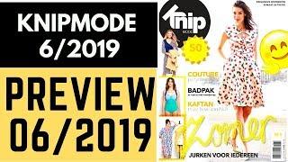 Knipmode 6/2019 Magazine Preview + Line Drawings