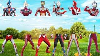 memasang badan Ultraman yang terpisah dari Kaki Ultraman