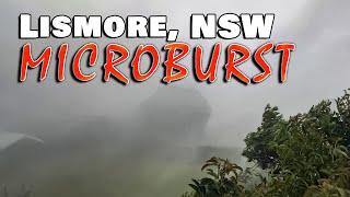 Microburst Impacts Lismore, NSW - 8 December 2024