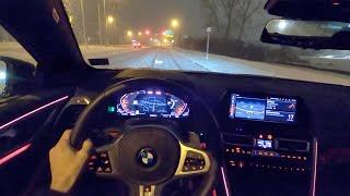 2020 BMW 840i xDrive Gran Coupe - POV Winter Driving Impressions