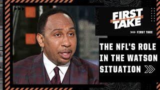 Stephen A. discusses the NFL's responsibility with the Deshaun Watson situation | First Take