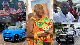 Otumfour,Despite & Richmen in Ghana Storms GA MANTSE PALACE WITH MORE THAN 300 Expensive Cars Part1