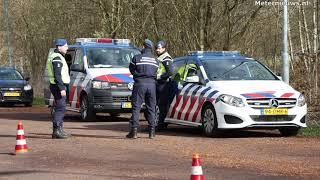 Grote controle rond Nederlands/Duitse grens bij Zwartemeer