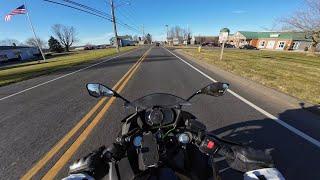 My First Motorcycle! 2022 Kawasaki Ninja 400 | First time in traffic as a beginner rider | POV