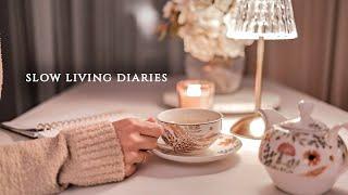 [ SLOW LIVING DIARIES ] 6 AM Relaxing Morning Routine | Getting Ready For Holidays | Silent Vlog