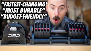 REP QuickDraw Adjustable Dumbbells Review + DROP TEST!