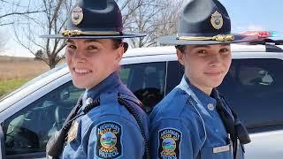 Kansas Highway Patrol spotlight on the first KHP twin troopers, the Steele sisters