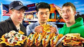 Two Brits try LA Street Tacos for the first time ft. Steven He