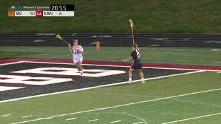 Gardner-Webb Women's Lacrosse: Monique Martin Named Honorable Mention All-Big South (4-26-18)