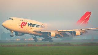 [4K] EPIC SUNRISE With SPECTACULAR CLOSE-UPS ️️ Plane Spotting at Amsterdam Airport Schiphol 