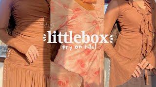 Littlebox India haul | aesthetic try on haul | trendy dress, tops and trousers