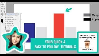 How to use column graph tool change color and value - in illustrator 2024