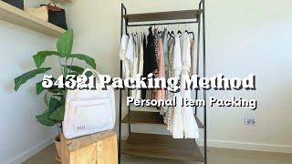 Best Travel Backpack | 54321 Minimal Packing Method