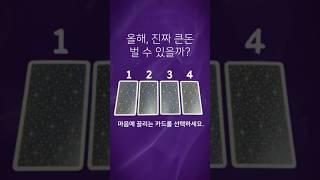 [타로] 올해 큰돈 벌 수 있을까? 타로운세