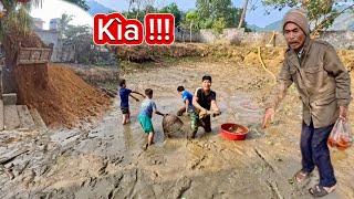 Bơm Cạn Ao Cá Nhà Huy Anh TV Bắt Sạch Cá Để Lấp Ao