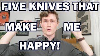 Five Knives that Make Me Happy - Open Tag from Bearded Gear