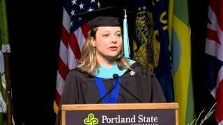 PSU Spring Commencement 2012 - Student Speaker Emily Coleman