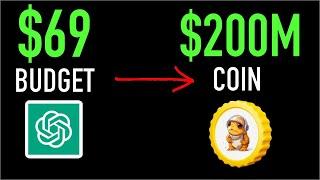 Non-coder made a $200M memecoin with $69 & AI