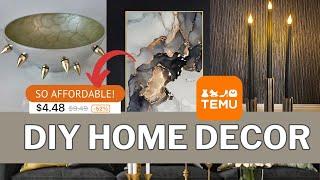 DIY TEMU Home Decor Project Ideas - So Affordable