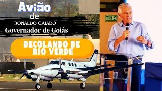 Avião do Governador de Goiás Decolou de Rio Verde #automobile #aviation #avião #aeroporto #fly