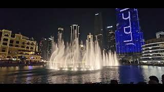 Burj Khalifa, Dubai mall, Amazing Dancing Fountain show