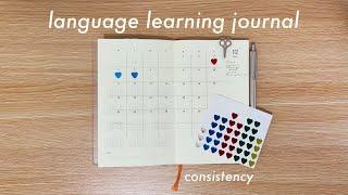 a look into my Language Learning journal setup (2024)