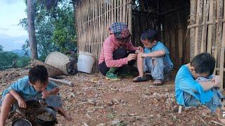 Go pick up fallen rice.Cooking with the abandoned boy Phạm_hải_yến