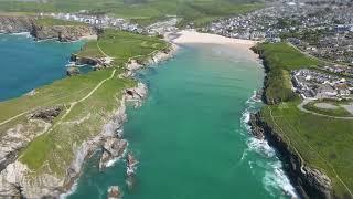 Porth Beach - A Complete Drone Tour