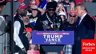 BREAKING: Mike Wallace, Antonio Brown, And Le'veon Bell Join Trump At Pennsylvania Campaign Rally