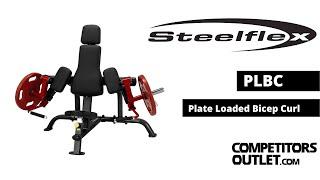 Steelflex Plate Loaded Bicep Curl Machine PLBC