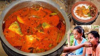 அயில மீன் குழம்பு - Village Traditional Lifestyle || traditional cooking//jjm vlog