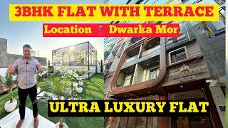 3 bhk flat in dwarka mor, 3 bhk flat near metro station, gaurav homes