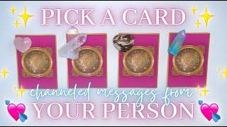 Channeled Messages From Your Person ️ Detailed Pick a Card Tarot Love Reading 