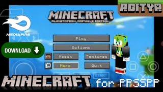 Minecraft is now available for PPSSPP | Minecraft PSP Edition | Mastered YT Aditya