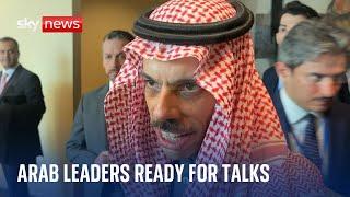 Israel-Hamas war: Arab leaders ready for talks, Saudi foreign minister tells Sky News at UN meeting