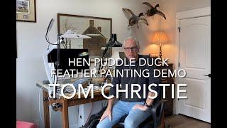 Hen Puddle Duck Feather Painting Demo