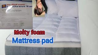 Molty foam mattress pad molty foam mattress topper