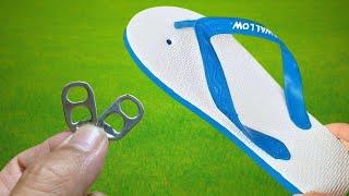 Don't throw away your sandals anymore! 8 simple repair ideas to help you save money