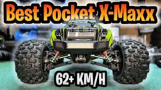 RC Truck: Power of X-Maxx 1/16 Scale 4WD OffRoad 4x4 Rc Car BEZGAR HP161S