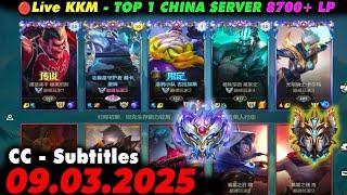 Wild Rift China LiveKKM SoloQ Rank 1 8700+ LP Legendary | Jungle Guide 9.3.2025 - 7 Gameplay