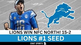 Detroit Lions Win NFC North & Number 1 Seed With Win Over Vikings