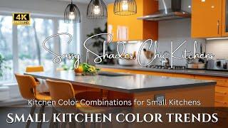 Kitchen Color Trends: Creative Kitchen Design Color Combinations for Small Kitchens with Big Impact